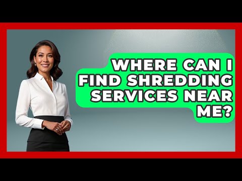 Mobile Document Shredding Services Near Me