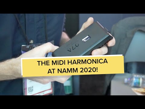 NAMM 2020: Digital Harmonica that triggers LEKHOLM DM48 MIDI Chromatic Harmonica
