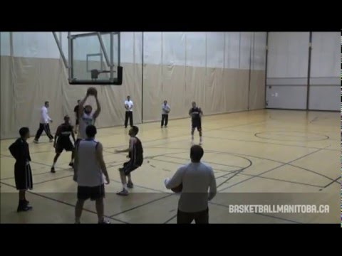Kirby Schepp - University of Manitoba Men's Basketball Practice - Nov 2011