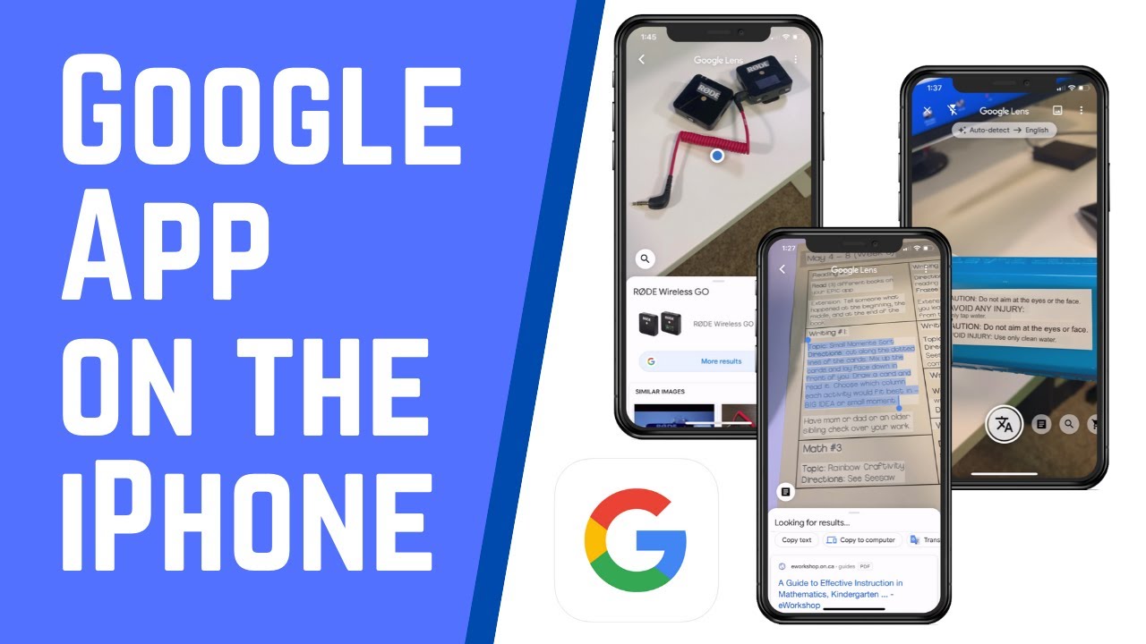 3 Powerful Camera Features with Google App on a iPhone