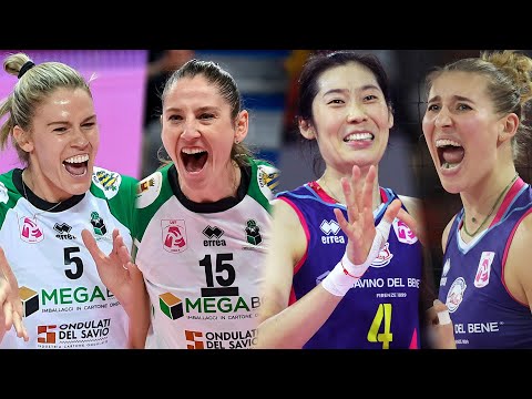 ALL "LONG RALLY" of the Match Vallefoglia - Scandicci | Lega Volley Femminile 2022/23