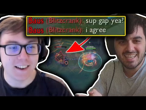 I HAD TO PLAY AGAINST THEBAUS ON BLITZCRANK AND WAS SURPRISED! | Agurin