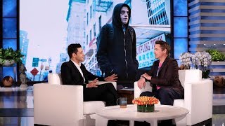 Rami Malek Thought He Was Being Pranked by a Fake Robert Downey Jr. video