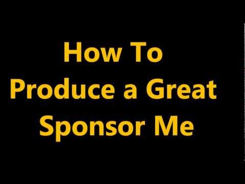 How to Make a Successful "Sponsor Me" Video