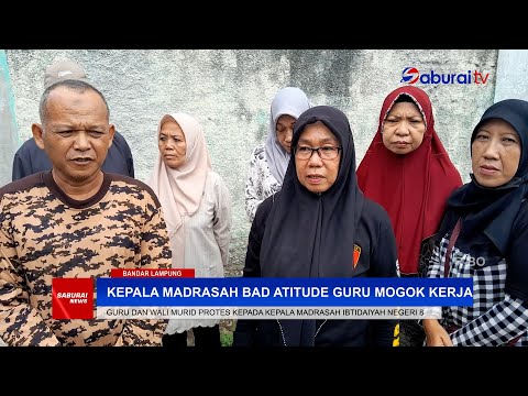 Kepala Madrasah Bad Atitude 16 Guru Min 8 Mogok Kerja