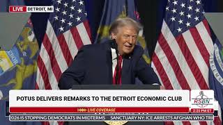 WATCH: President Trump Imitates Biden while Speaking to the Detroit Economic Club - 01/13/26