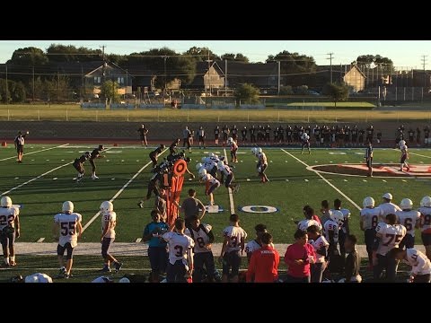 Churchill vs Roosevelt - 9th Grade Football 10/21/16