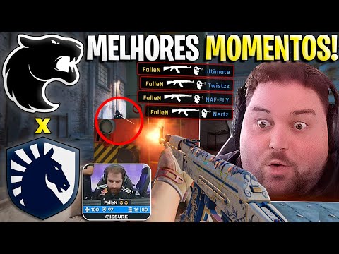 O REI DA TRAIN VOLTOU PO***!🔥 FURIA x LIQUID (MELHORES MOMENTOS) - FISSURE Playground 2 (BIDA)