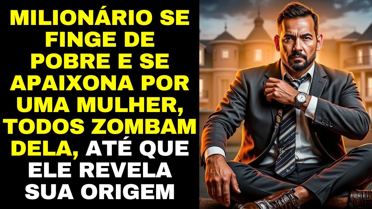 Milionário se finge de Pobre e se apaixona por uma Mulher, todos Zombam dela, até que ele Revela....