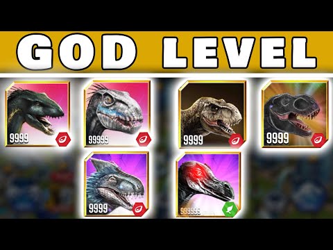 LEVEL 999 DINOSAURS INDORAPTOR, INDORAPTOR GEN 2, SCORPIOS REX BATTLE | Jurassic World: The Game