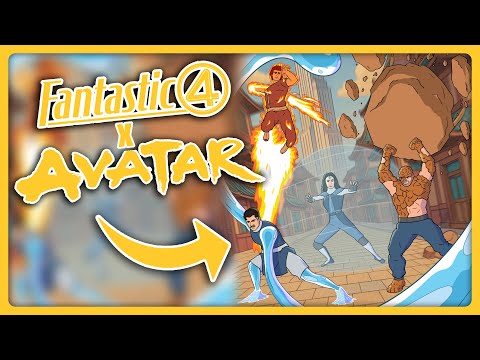 I turned the Fantastic Four into Avatar Characters! (with art)