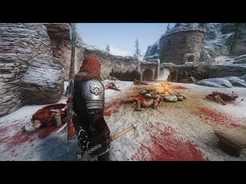 Skyrim Stormcloak Commando - Stealth Fort Infiltration [PC Modded 60fps]