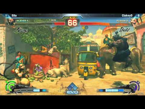 [EVO 2012 SSFIV AE] Eita (Akuma) vs ClakeyD (Ibuki)