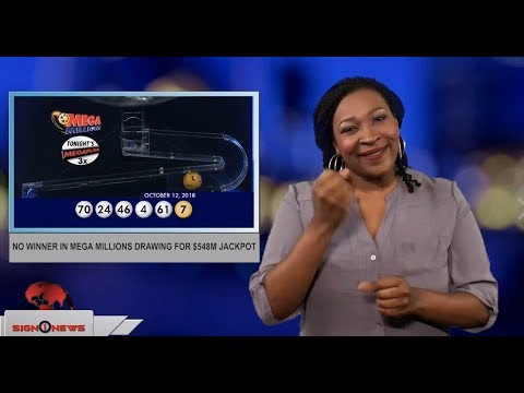 No winner in Mega Millions drawing for $548M jackpot (ASL - 10.13.18)