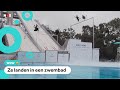 Deze freestyle-skiërs trainen zonder sneeuw