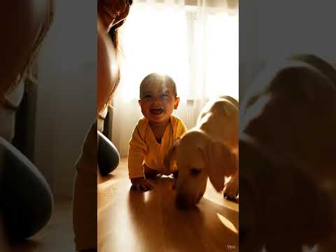 #BabyAndPuppy #ViralShorts #RealPhoneVideo #CuteMoments #FamilyLove WholesomeVibes #CutenessOverload