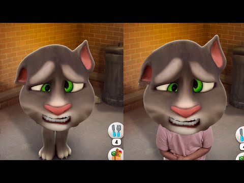 TALKING TOM IMITATE - DADDY repeat after TOM