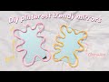 Diy pinterest aesthetic clay mirrors | *Easy* | Diy Twins