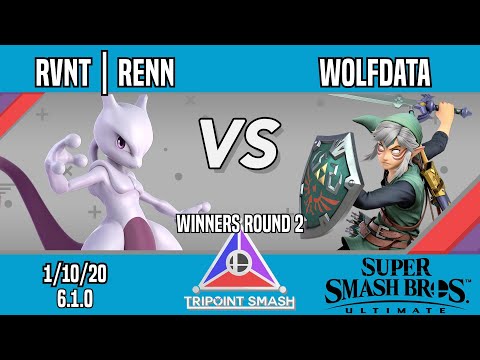 Tripoint Smash 92 - Winners Round 2 - RVNT | Renn(Mewtwo) Vs. Wolfdata(Link)
