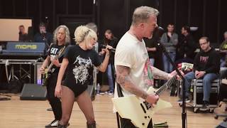 Metallica &amp; Lady Gaga: Pre-Grammy Rehearsal