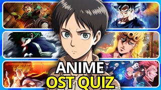 Download lagu ANIME OST QUIZ🔥 - 50 Ost [VERY EASY - VERY HARD] mp3