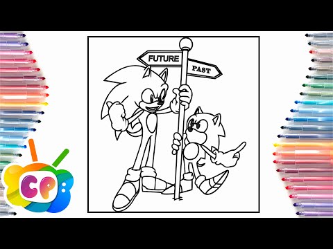 Sonic  coloring pages / Evolution of Sonic / Cartoon - Don't Be A Stranger[NCS Release]