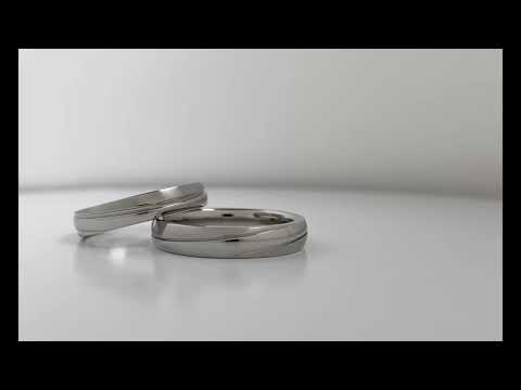 Edelstahlringe E181 mit Zirkonia - Diamant und gratis Gravur