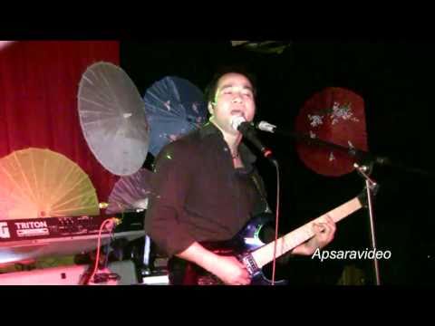 Romaly  is singing a Sin Sisamuot song "Tgai Nah"   at Golden Villa