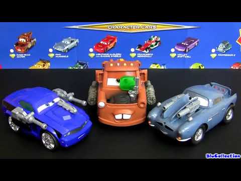 Disney Cars 2 Spy Shifters Mater, Finn McMissile, & Rod Torque Redline Review By BluCollection