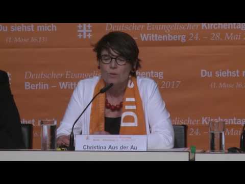 #dekt17 - Kirchentagspräsidentin Christina Aus der Au zum Treffen von Obama und Merkel