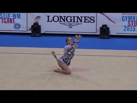 Natalia GAUDIO (BRA) ball - 2015 Stuttgart worlds Qualifs