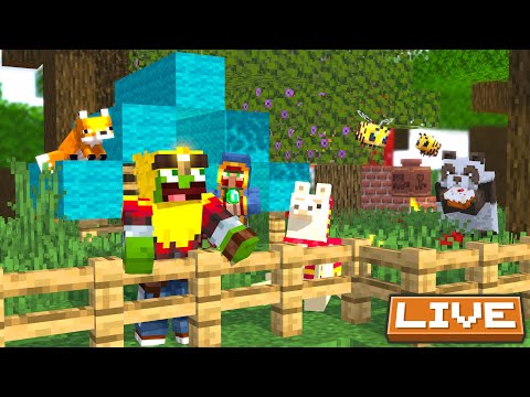 LUŹNE GRANIE i BAZY OGARNIANIE - Podbój Minecraft Live