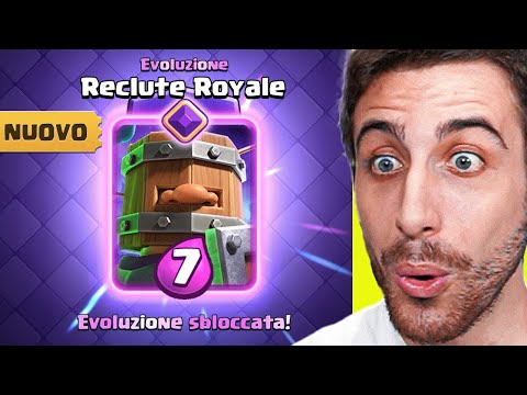 Sblocco le RECLUTE EVOLUTE! *FORTISSIME* Clash Royale ITA!