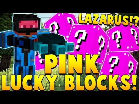 PINK LUCKY BLOCK MOD CHALLENGE (LAZER BOSS MOD)| Minecraft - Lucky Block Mod | JeromeASF