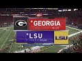 2019 SEC Championship Game | #2 LSU vs #4 Georgia