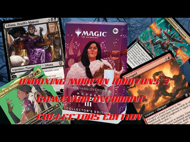 Vídeo relacionado con Mazo de Commander de edición de coleccionista de Horizontes de Modern 3, de Magic: The Gathering - Graveyard Overdrive (Version Anglaise)