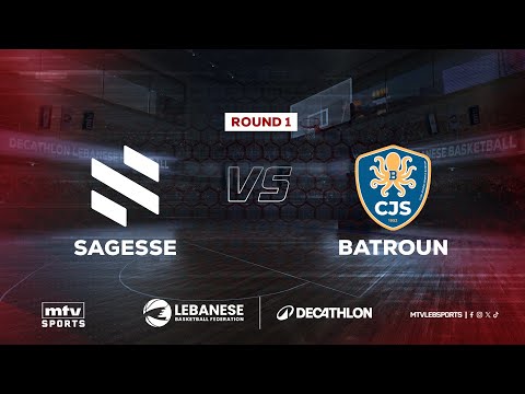 Decathlon Lebanese Basketball Championship | Round 1 - Sagesse vs Batroun