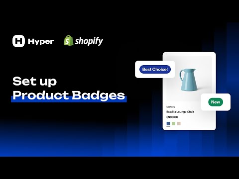 How to Add Custom Badges to Products in Shopify | Hyper Theme Tutorial