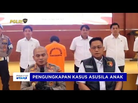 POLRES METRO BEKASI UNGKAP KASUS ASUSILA ANAK