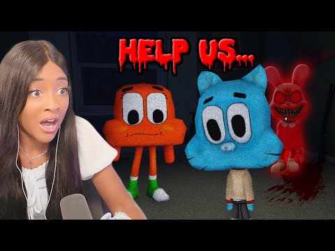Can I ESCAPE this Amazing World of Gumball Horror Game?!!