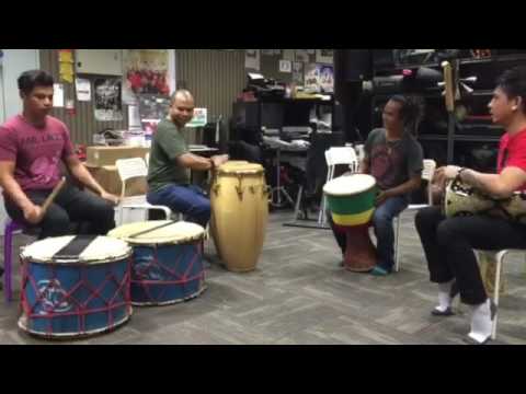 KALO djembe bro's night jam!
