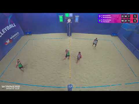 11:40 Y.Bohdashkin / Y.Yevdokymov - D.Kharchenko / M.Horobets | Winners Beach Volleyball