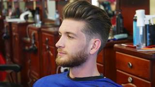 Blow Dry and Style Men's Hair Tutorial by MC Barber