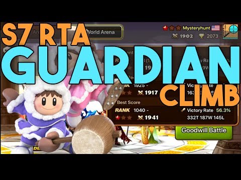 Season 7 RTA Guardian Climb in SUMMONERS WAR World Arena!
