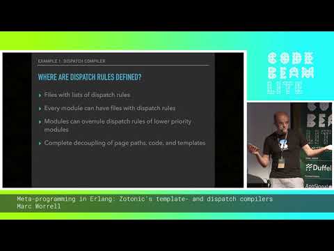 Marc Worrell - Erlang Meta-programming: Zotonic's template and dispatch compilers | CBL AMSTERDAM 19