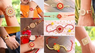 12 Types Of Rakhi!!.. DIY Rakhi Making At Home
