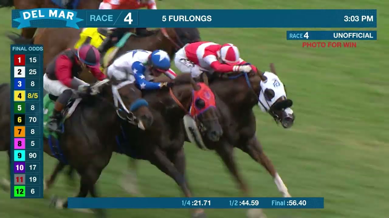 Galland de Besos wins race 4 at Del Mar 9/1/24