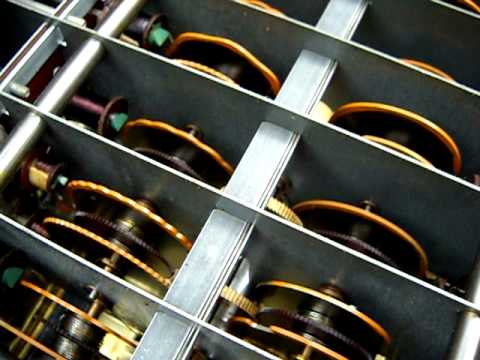 The insides of a B3 hammond organ
