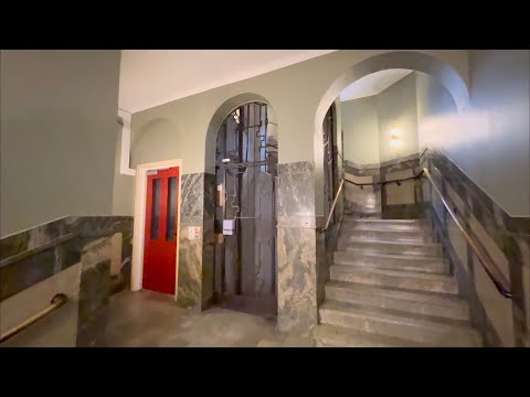 NICE ARCHITECTURE! 1979 KONE Traction Elevator @ Kapellgatan 2, Jönköping, Sweden.