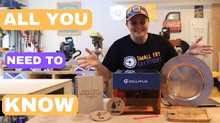Portable Laser Engraver Sculpfun iCube 5W Review | The perfect custom business companion